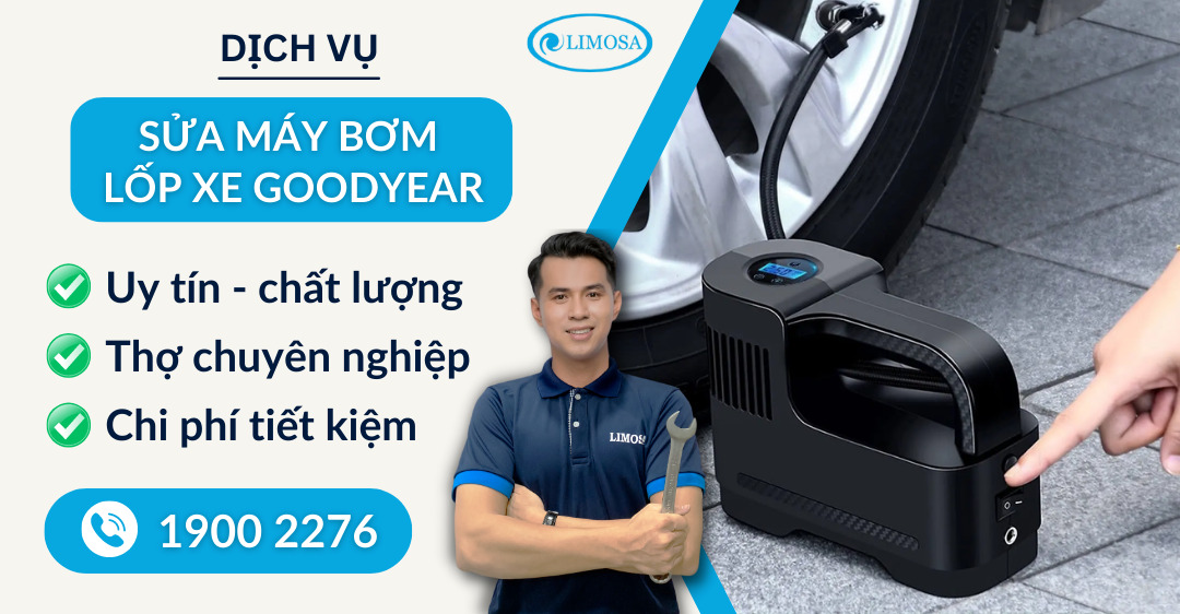 sửa máy bơm lốp xe Goodyear Limosa