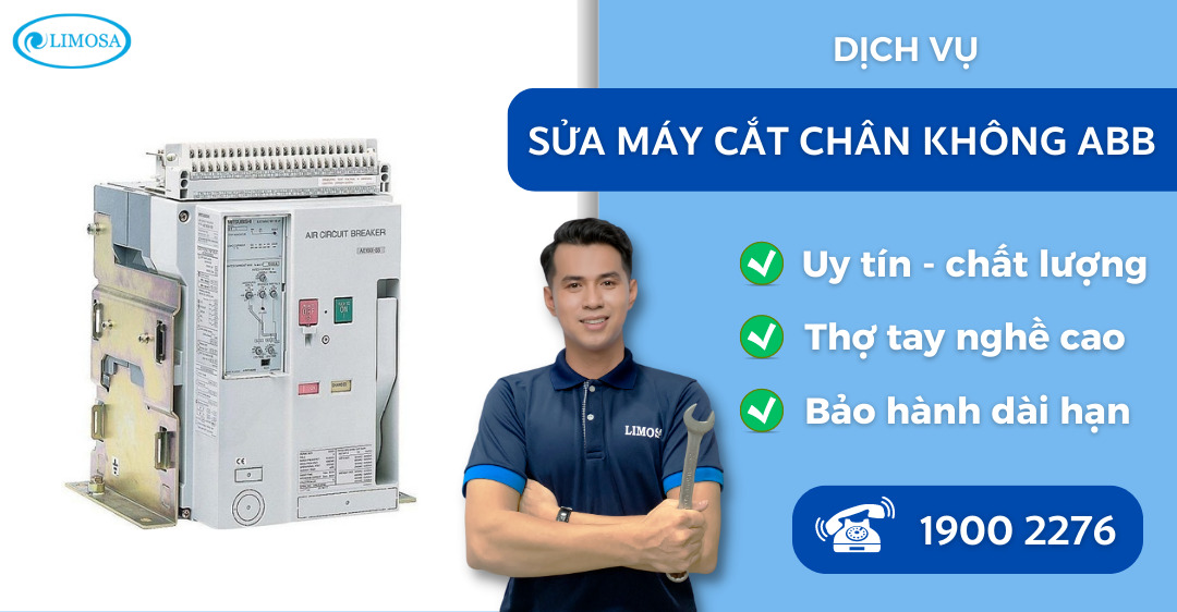 sửa máy cắt chân không ABB Limosa