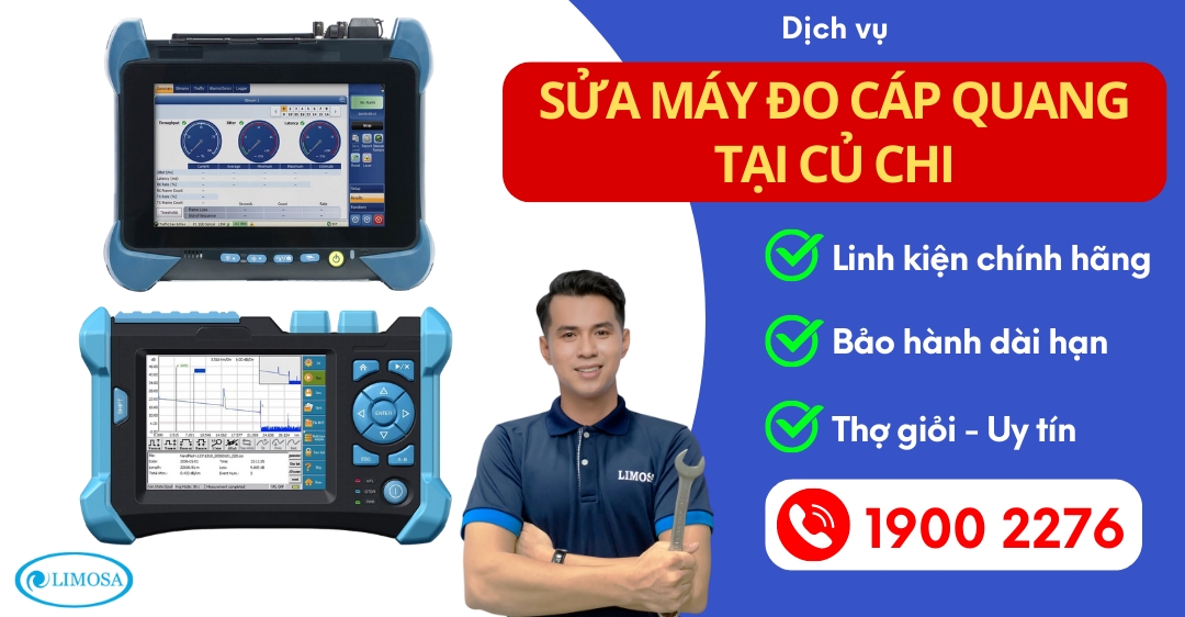 Sửa Máy Đo Cáp Quang Tại Củ Chi Limosa