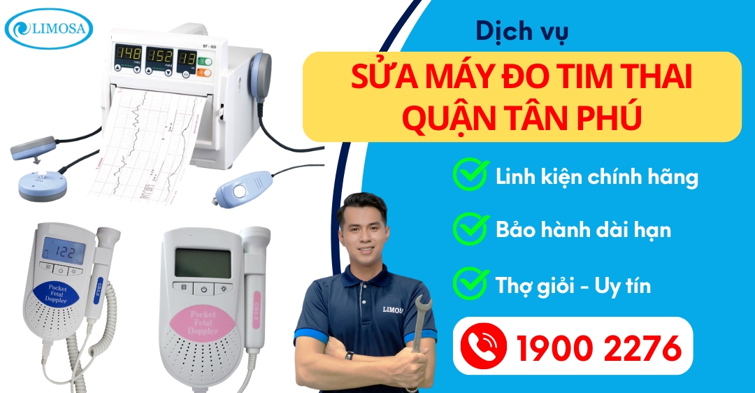 Sửa Máy Đo Tim Thai Quận Tân Phú Limosa
