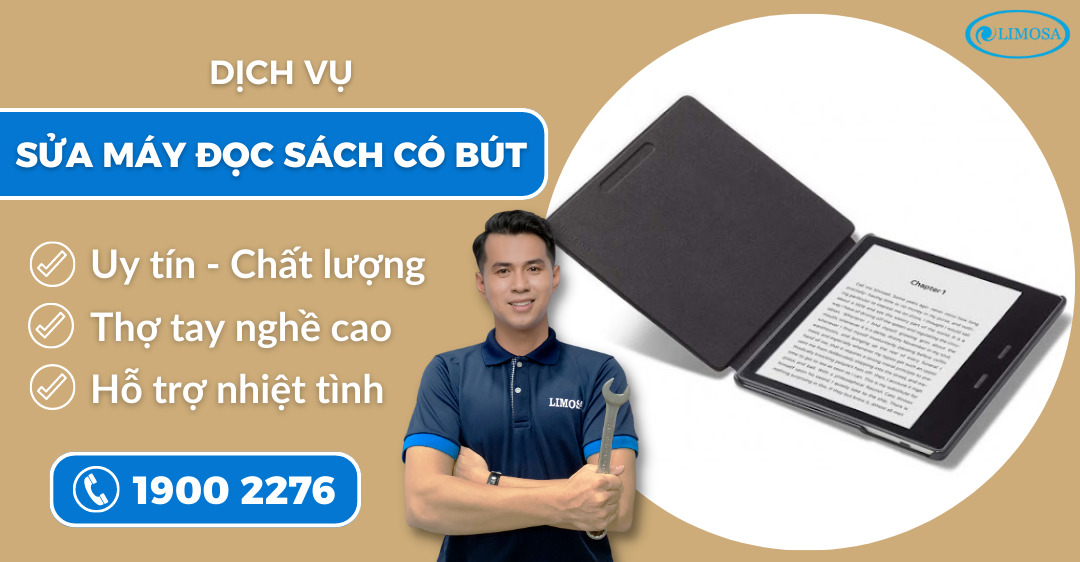 sửa máy đọc sách có bút Limosa