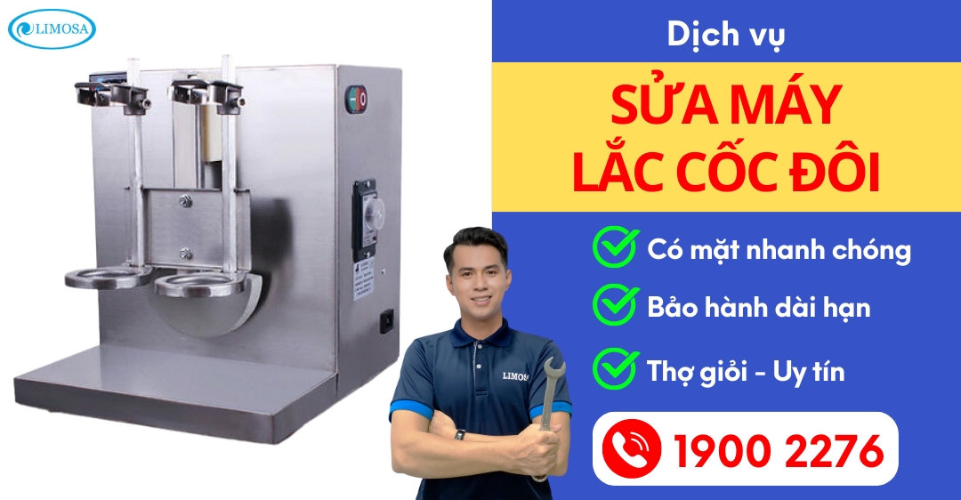 Sửa Máy Lắc Cốc Đôi Limosa
