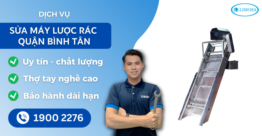 sửa máy lược rác quận Bình Tân Limosa