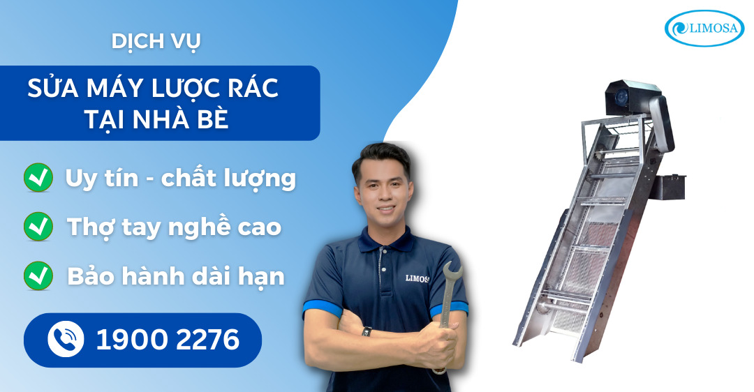sửa máy lược rác tại Nhà Bè Limosa