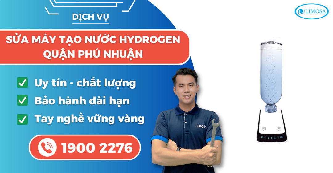 sửa máy tạo nước hydrogen quận Phú Nhuận Limosa