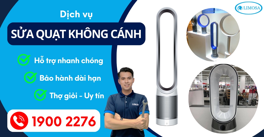 Sửa Quạt Không Cánh Limosa