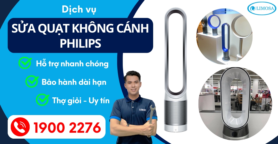 Sửa Quạt Không Cánh Philips Limosa