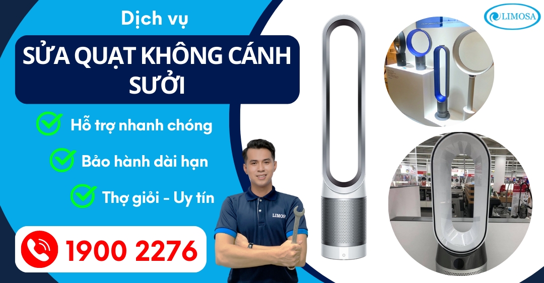 Sửa Quạt Không Cánh Sưởi Limosa