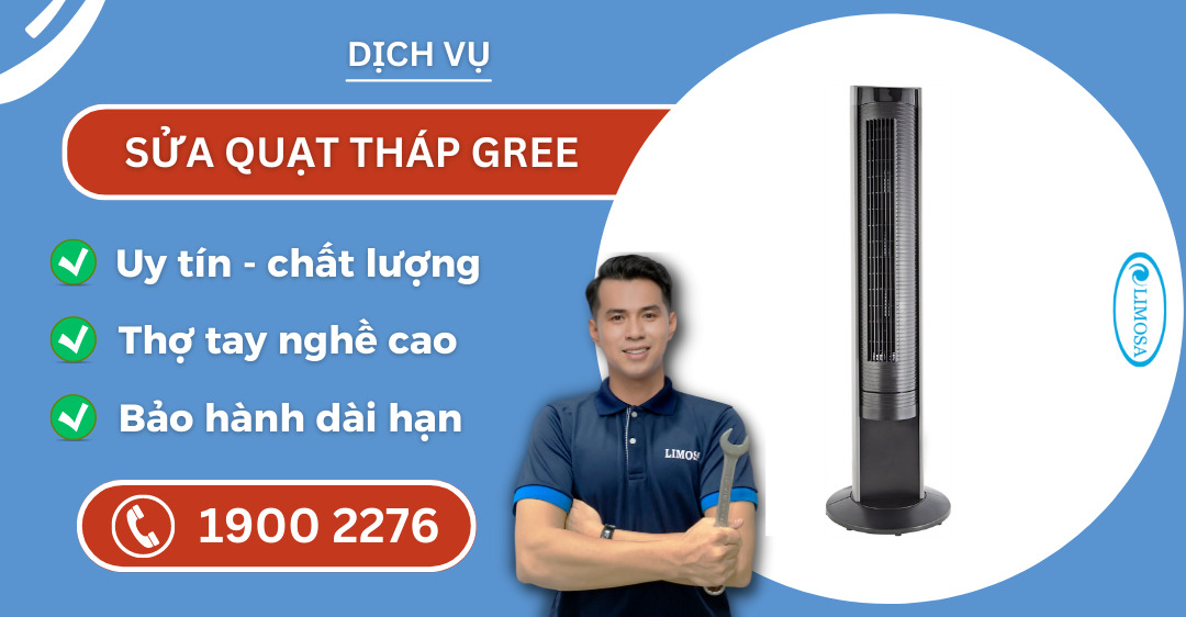 sửa quạt tháp Gree Limosa