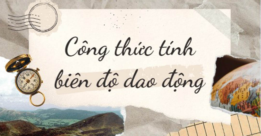 công thức tính biên độ dao động