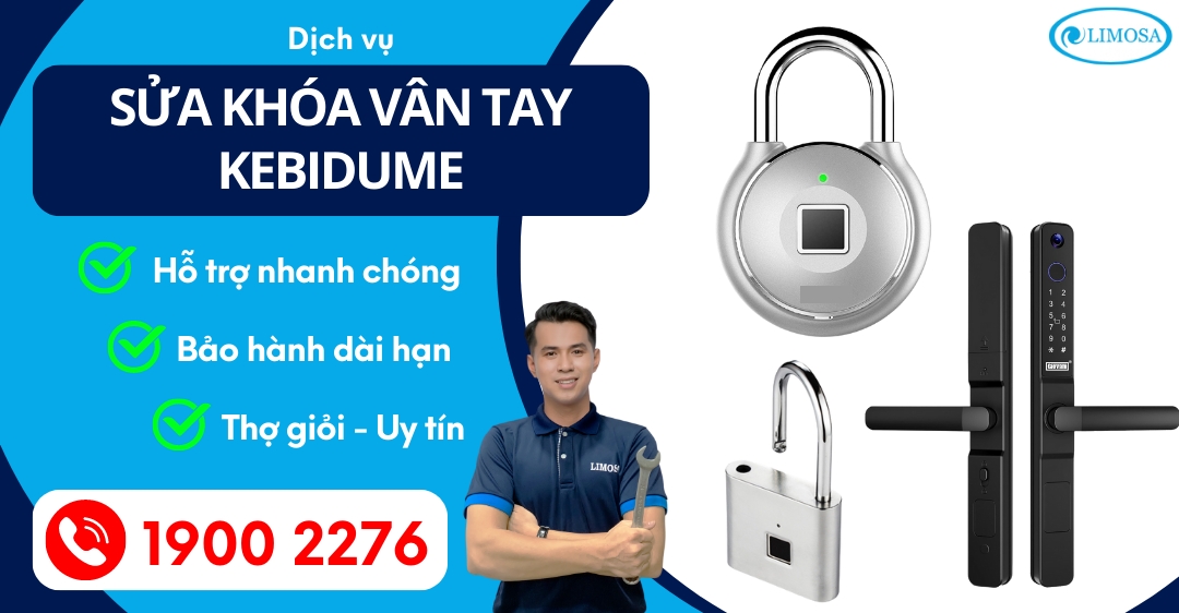 Sửa Khóa Vân Tay Kebidume Limosa