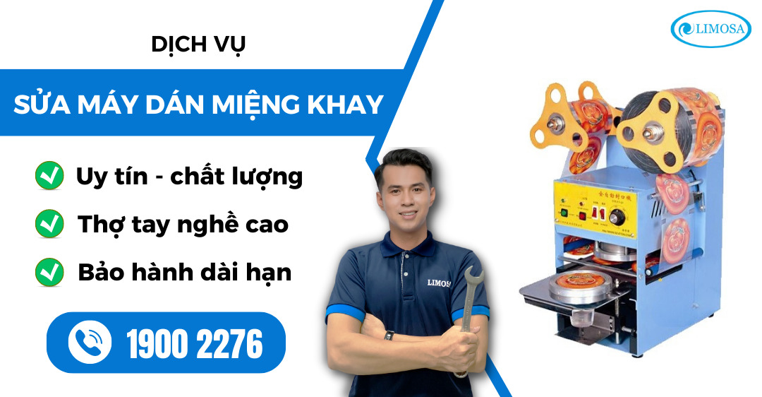 sửa máy dán miệng khay Limosa