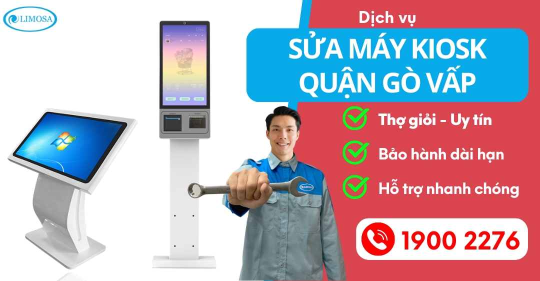 Sửa Máy Kiosk Quận Gò Vấp Limosa