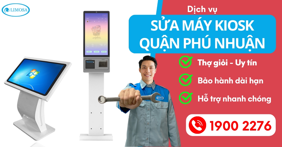 Sửa Máy Kiosk Quận Phú Nhuận Limosa