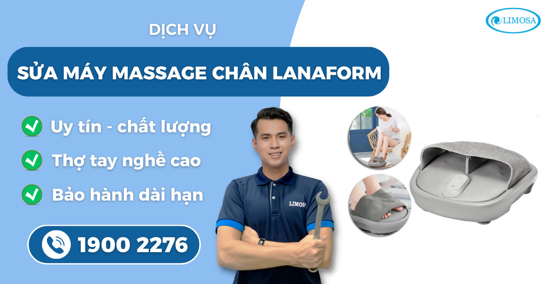 Sửa máy massage chân Lanaform Limosa