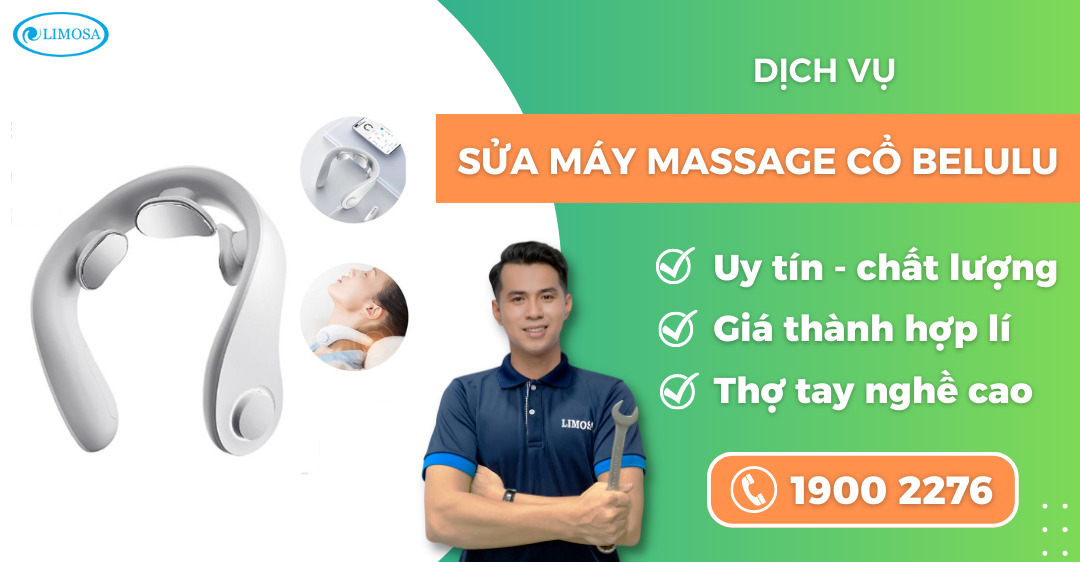 Sửa máy massage cổ Belulu Limosa