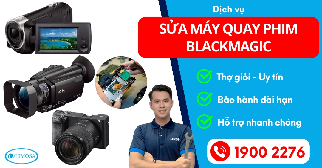 Sửa Máy Quay Phim Blackmagic Limosa