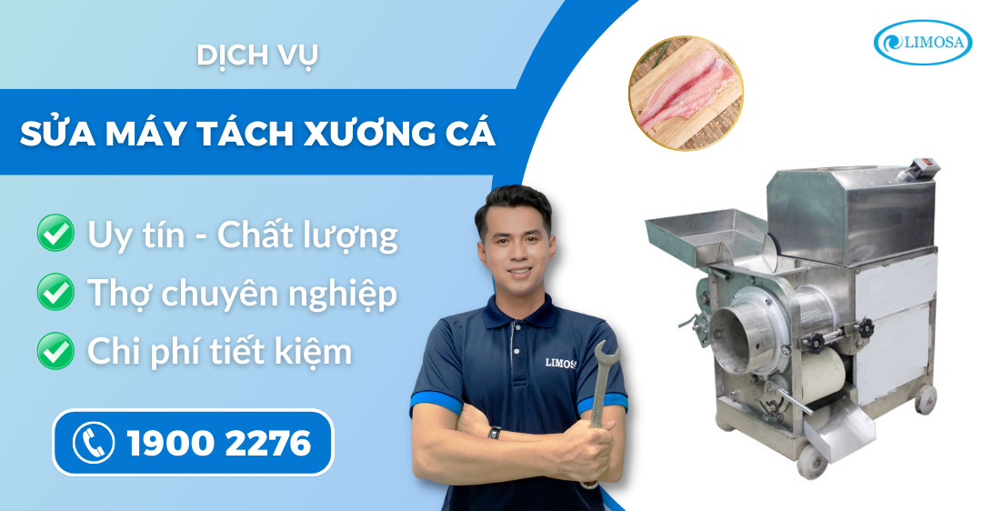 Sửa máy tách xương cá Limosa