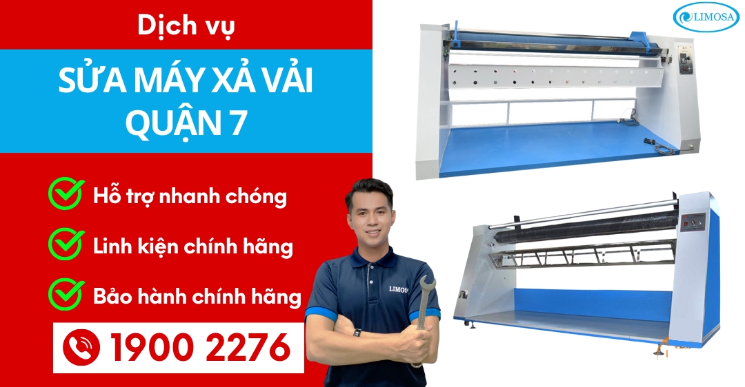 Sửa Máy Xả Vải Quận 7 Limosa