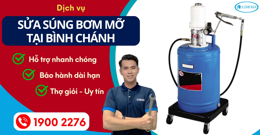 Sửa Súng Bơm Mỡ Tại Bình Chánh Limosa