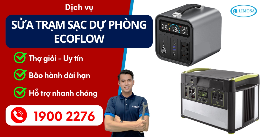 Sửa Trạm Sạc Dự Phòng Ecoflow Limosa