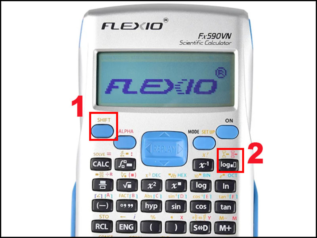 Cách đổi số mũ thành số tự nhiên trên máy tính Casio