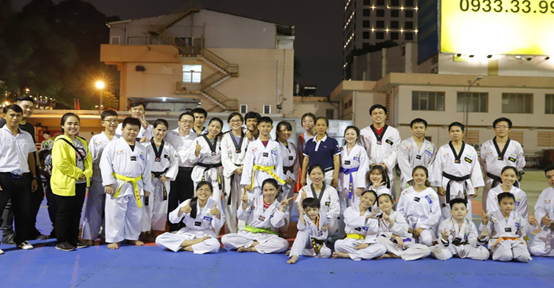 Lớp dạy võ Taekwondo tại TPHCM - Taekwondo Nhà văn hóa thanh niên