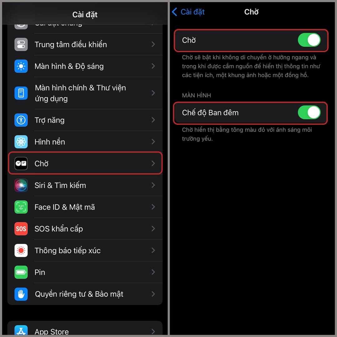 Cách bật chế độ Standby trên iOS 17