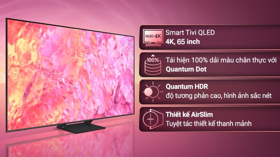 Đánh giá Smart Tivi QLED 4K 75 inch Samsung QA75Q60C