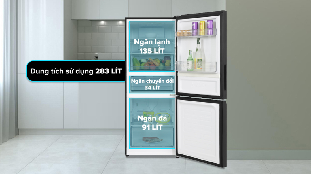Đánh giá Tủ lạnh Aqua Inverter 260 lít AQR-B310MA