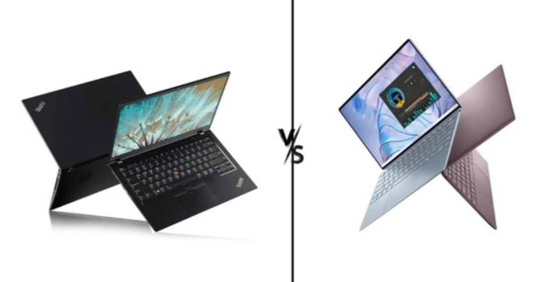 So sánh Dell XPS 13 9315 vs Lenovo Thinkpad X1 Carbon Gen 9