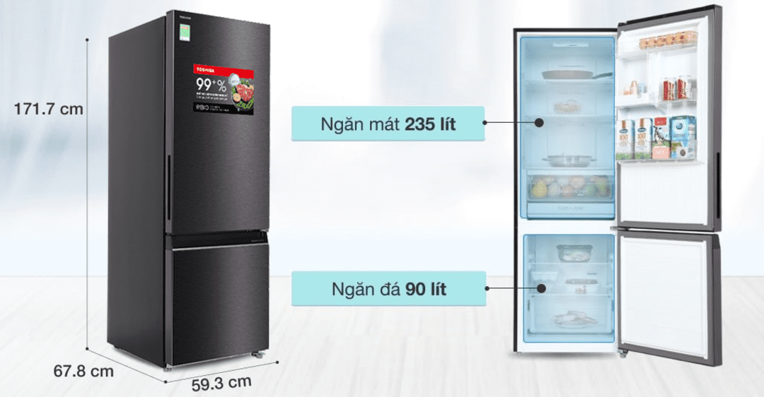 So sánh Tủ lạnh Panasonic và Toshiba tốt nhất