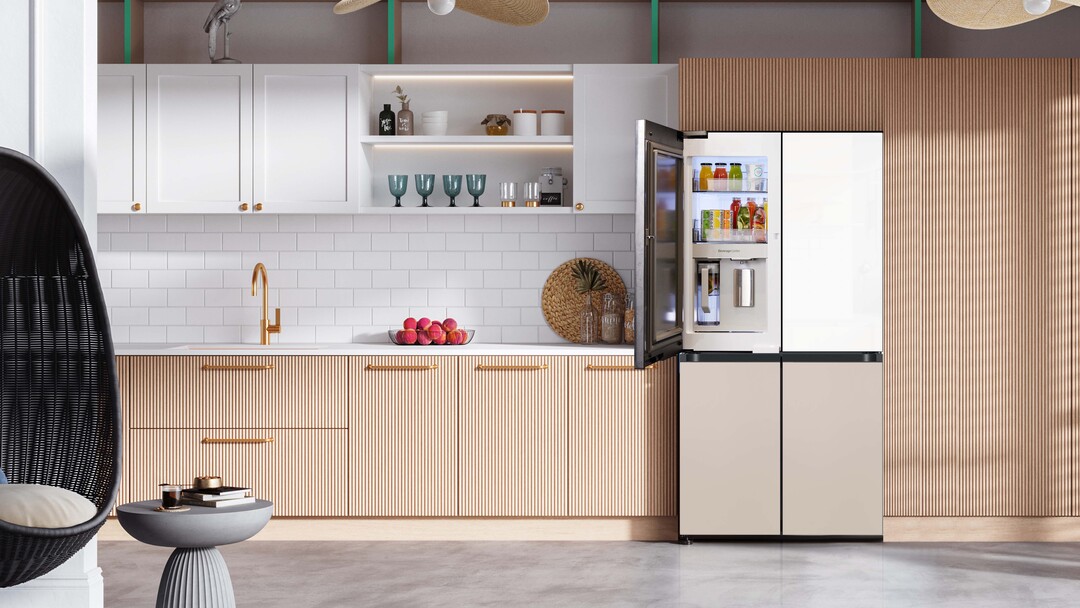 Ứng dụng của kính Bespoke trong tủ lạnh Samsung