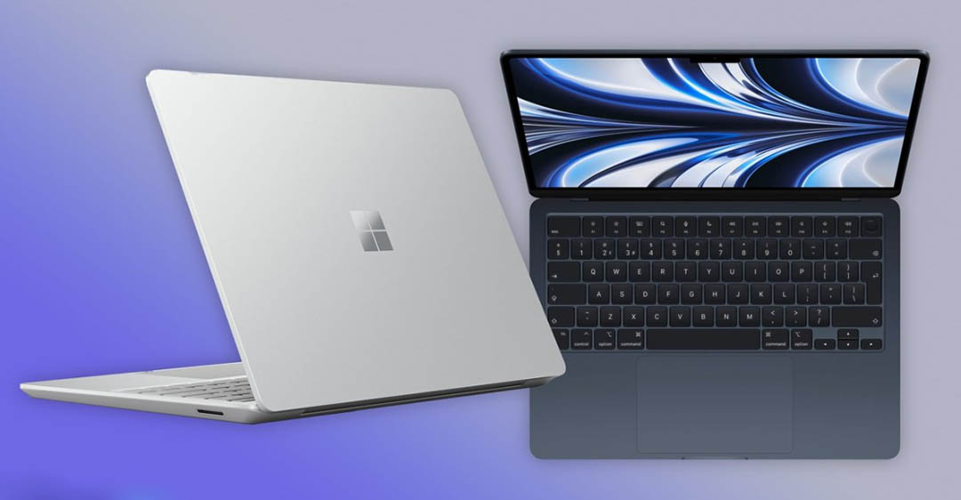 Giới thiệu về Macbook Air M2 và Surface Laptop 5