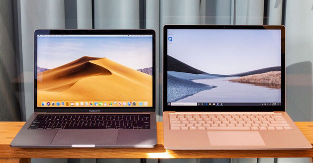 so sánh Macbook Pro 13 M2 vs Surface Pro 9