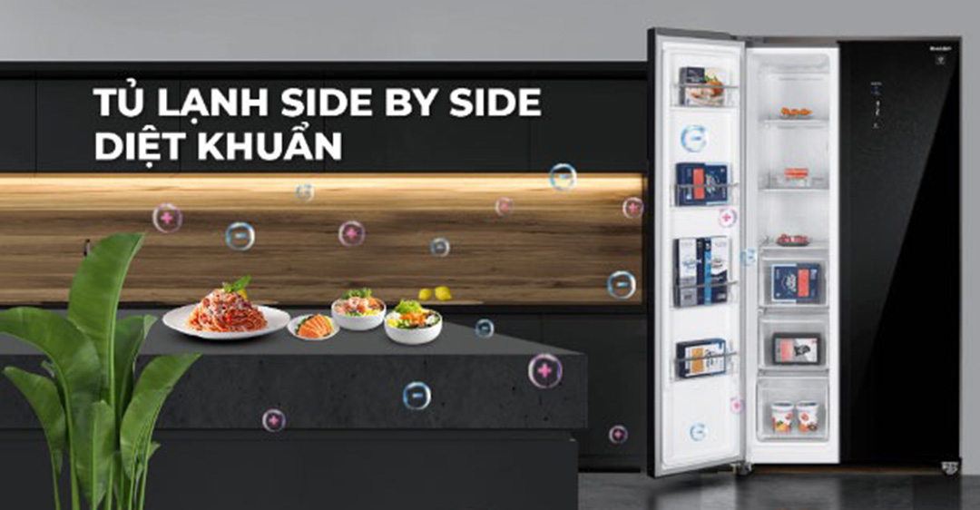 so sánh tủ lạnh Sharp và Aqua