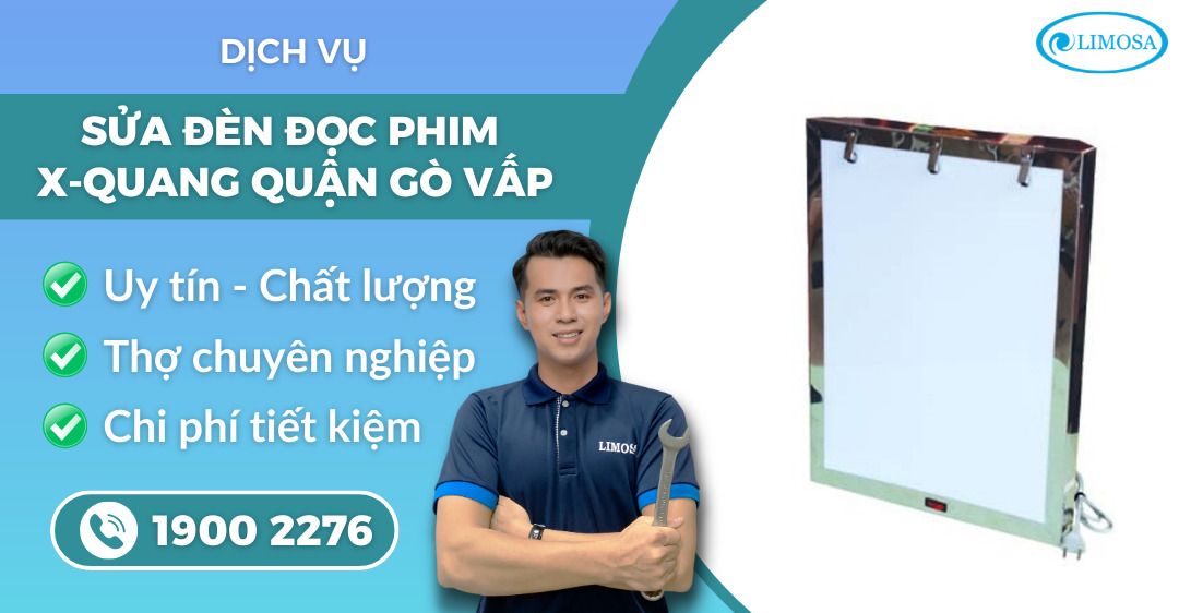 Sửa đèn đọc phim x-quang quận Gò Vấp Limosa