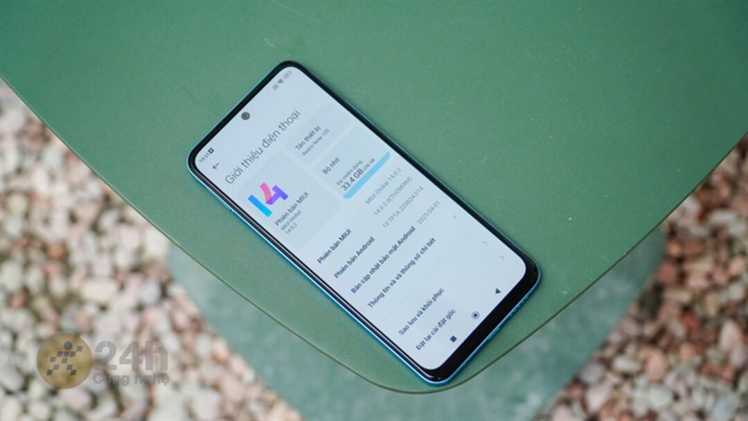 thiết kế Xiaomi Redmi Note 12S