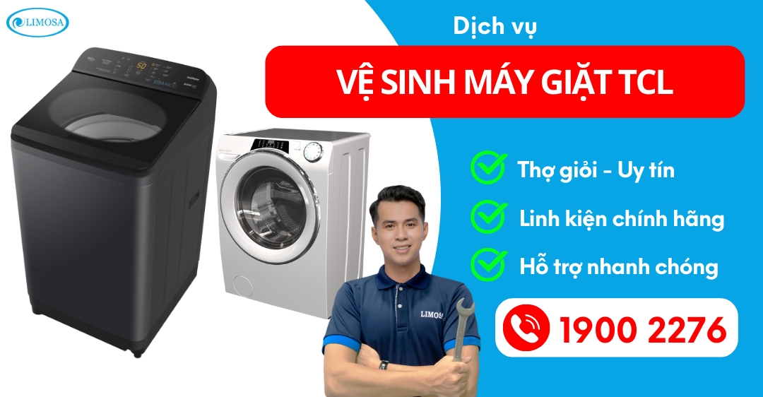 Vệ Sinh Máy Giặt Tcl Limosa