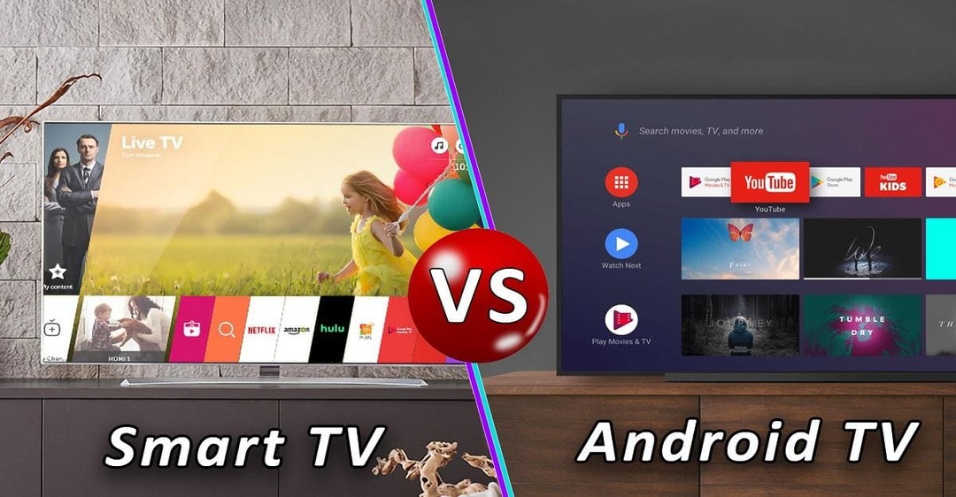 so sánh Smart tivi vs Android tivi