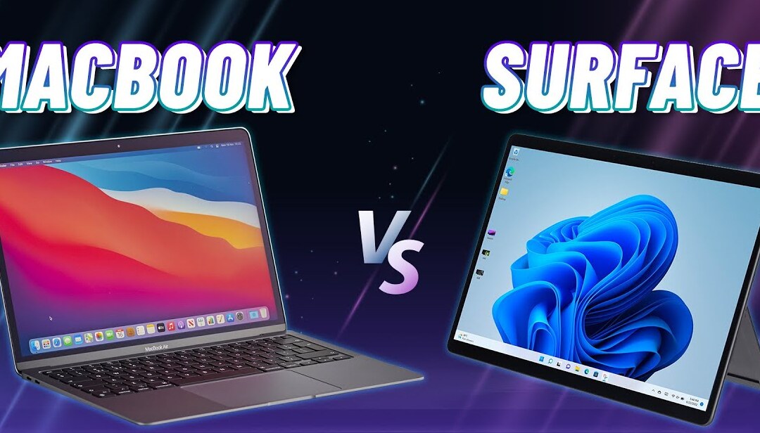 So sánh Surface Pro 5 và MacBook Pro