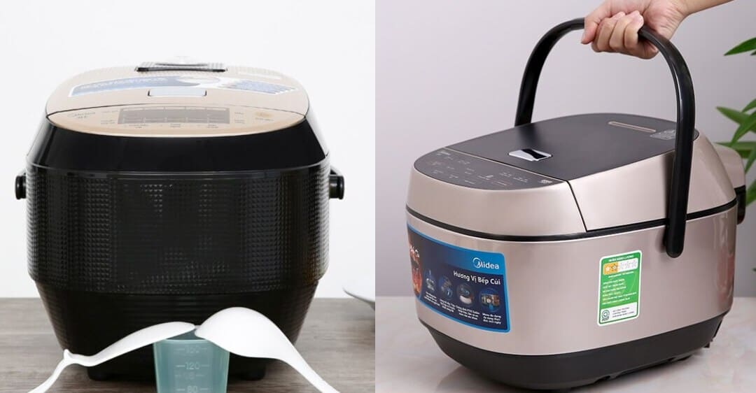 So sánh nồi cơm điện Philips và Midea