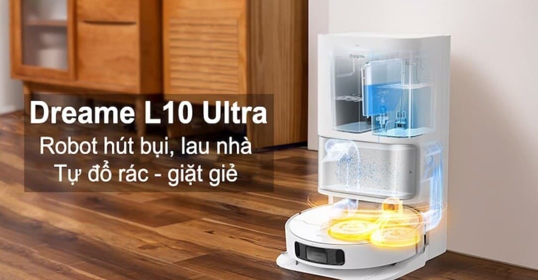 So sánh robot hút bụi Xiaomi Dreame L10S Ultra vs Ecovacs Deebot X1 Omni