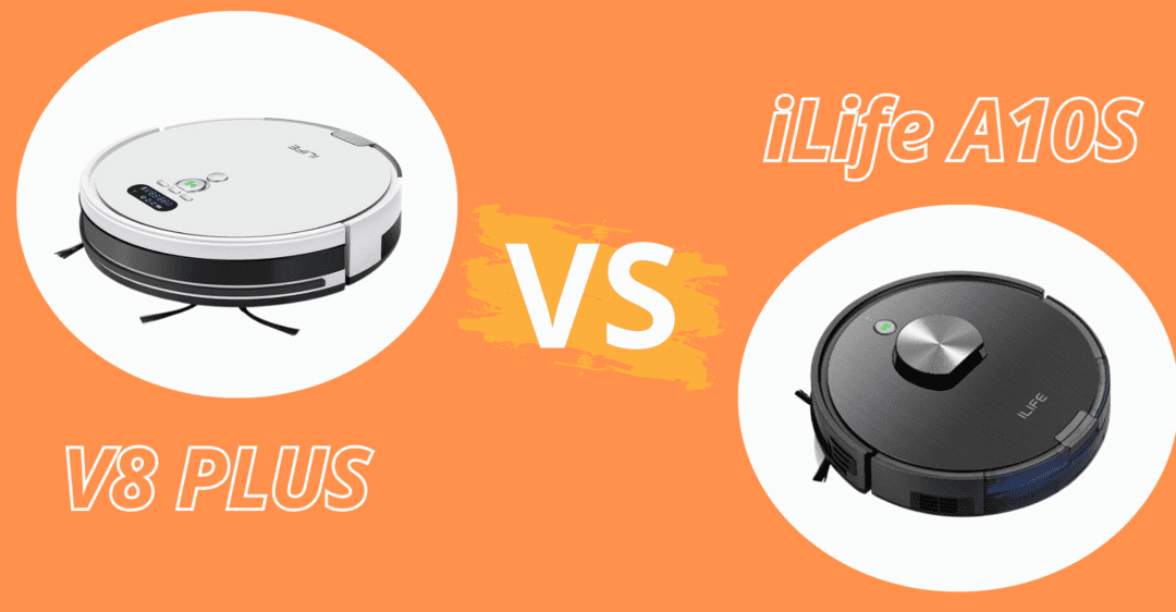 So sánh robot hút bụi iLife V8 plus vs iLife A10S