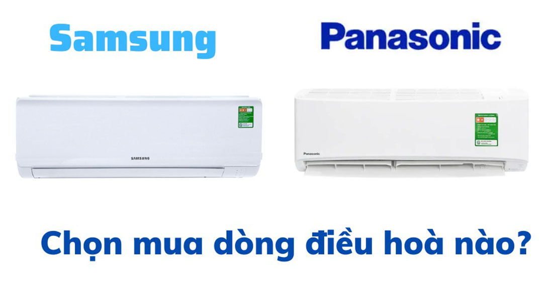 so sánh máy lạnh Samsung vs Panasonic