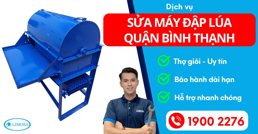 Sửa Máy Đập Lúa Quận Bình Thạnh Limosa