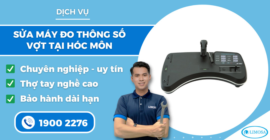 Sửa máy đo thông số vợt tại Hóc Môn Limosa