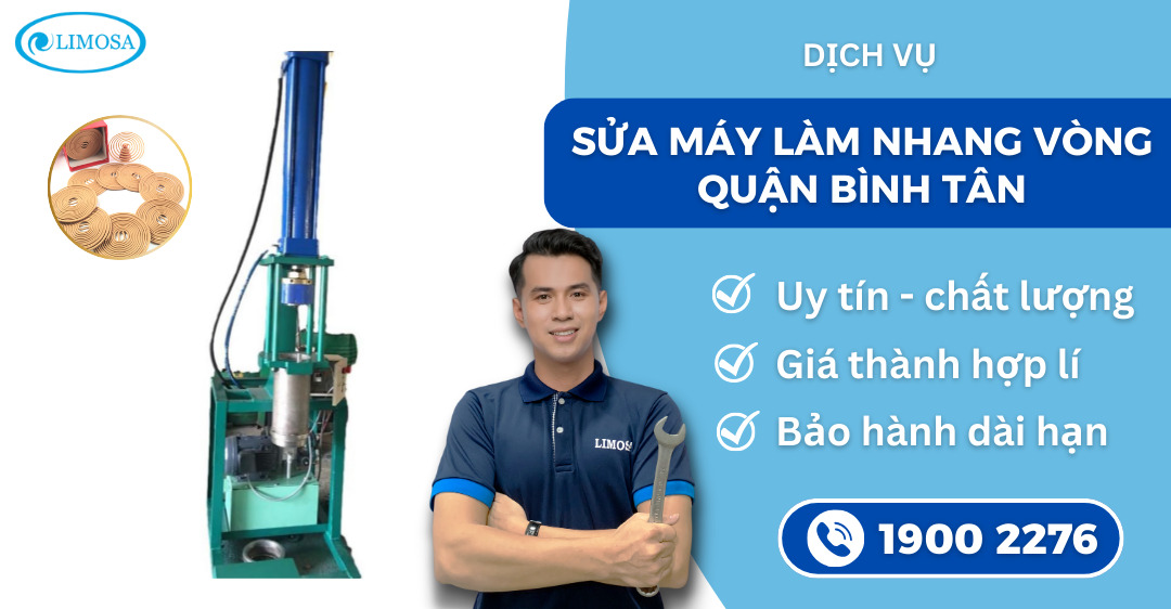 Sửa máy làm nhang vòng quận Bình Tân Limosa