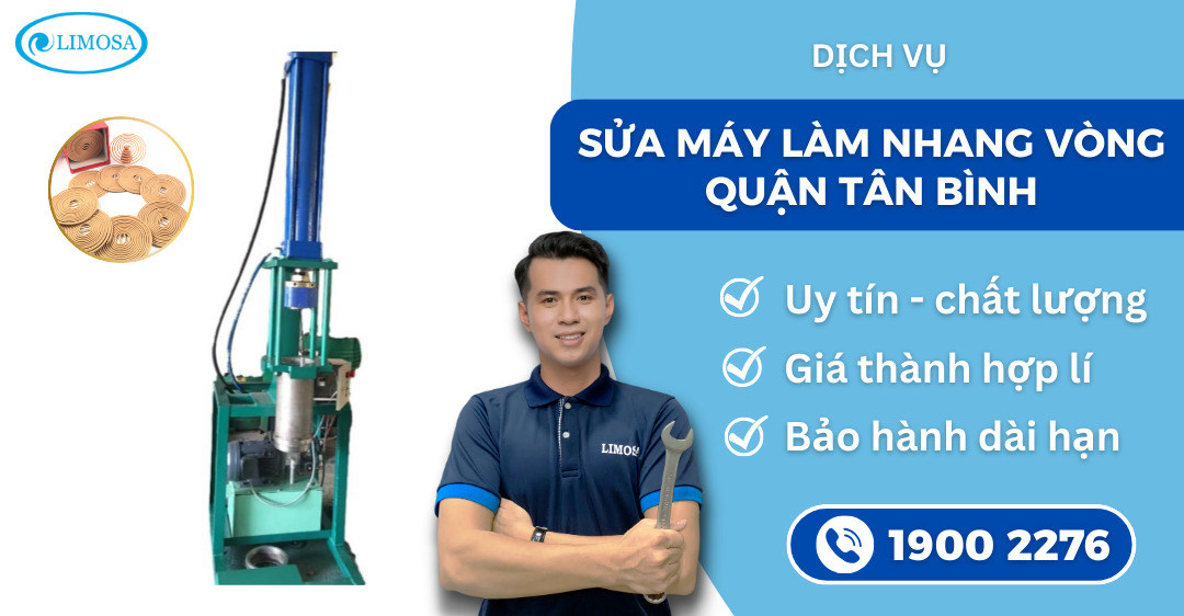 Sửa máy làm nhang vòng quận Tân Bình Limosa