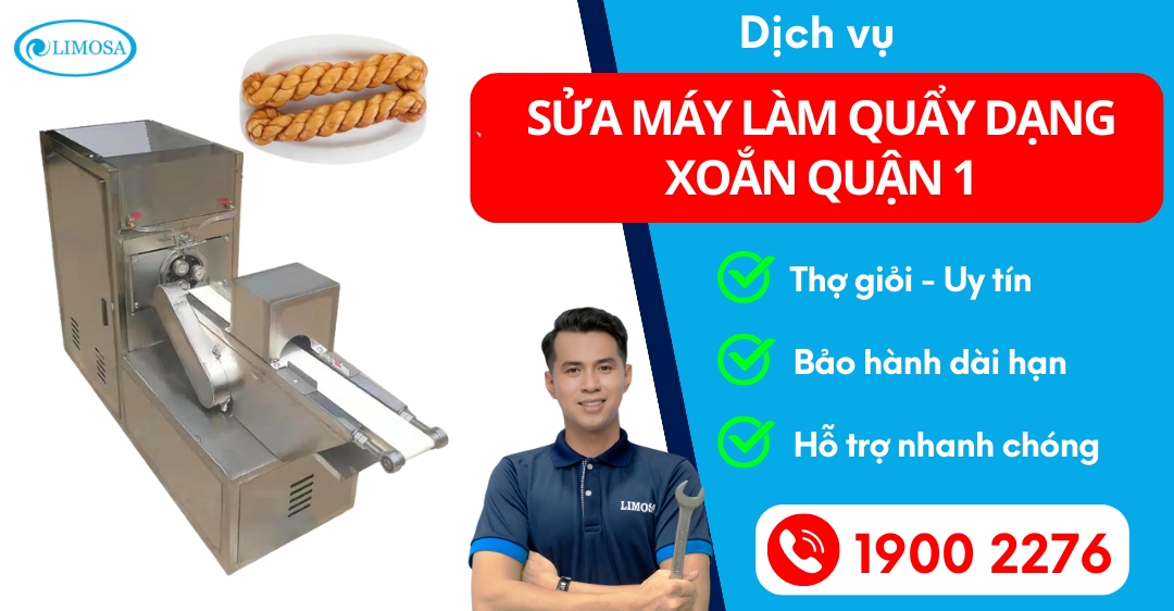 Sửa Máy Làm Quẩy Dạng Xoắn Quận 1 Limosa